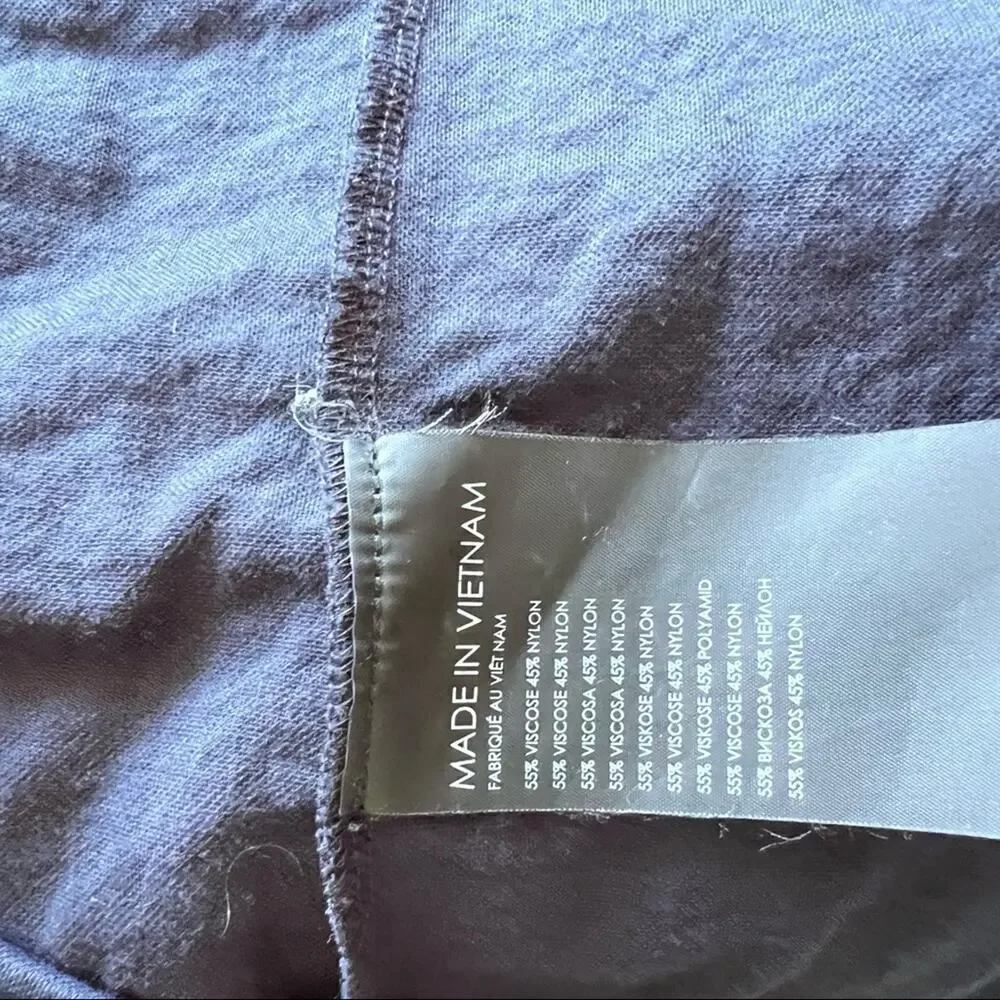 Club Monaco Women's Navy Popover Shift Tunic Mini Dress‎